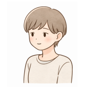 自分に合う美容室について考えている人のイラスト