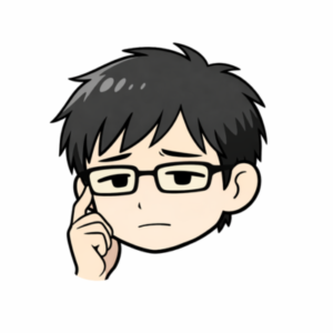 考え込んでいる美容師のイラスト